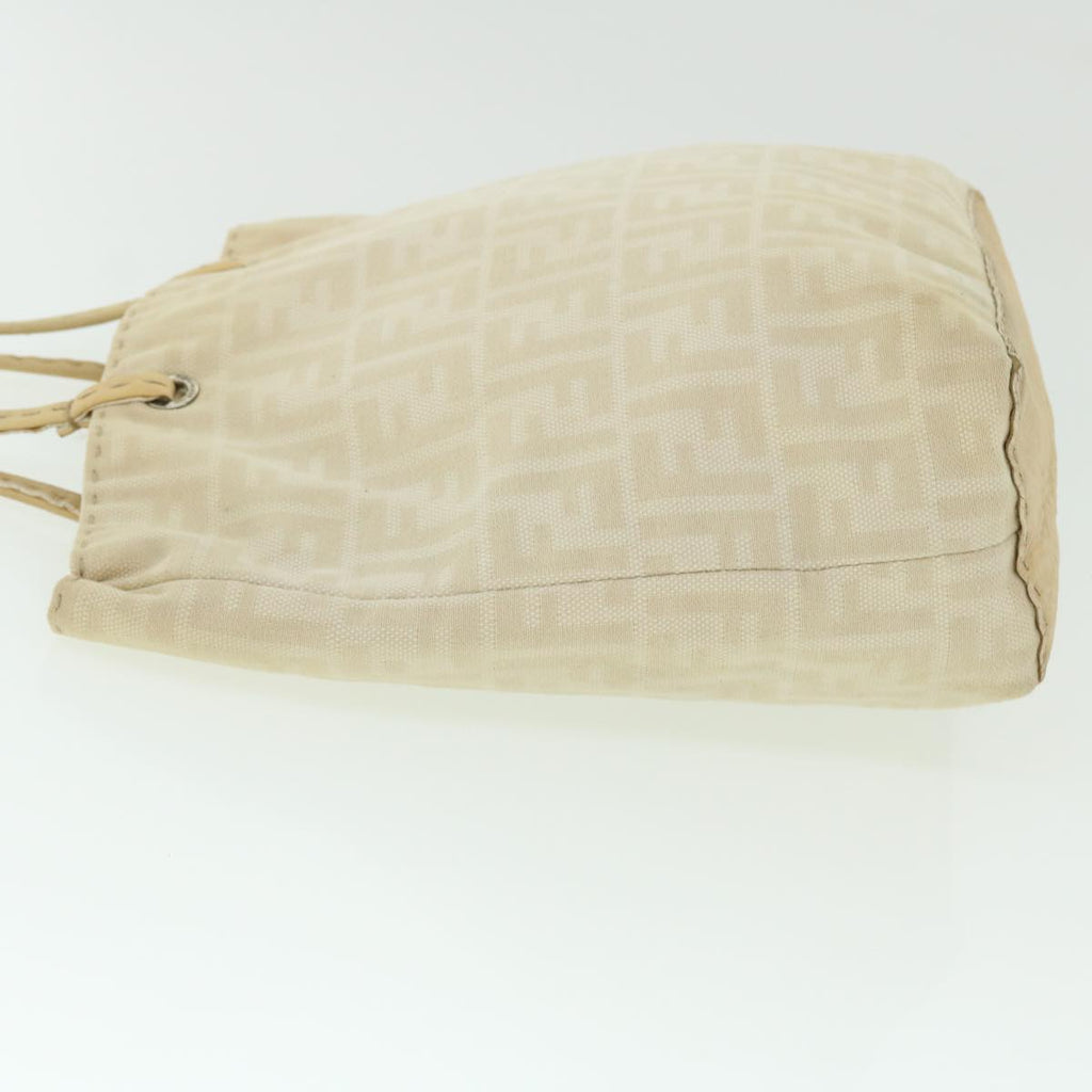 FENDI Zucca Canvas Celeria Tote Bag Beige 51655
