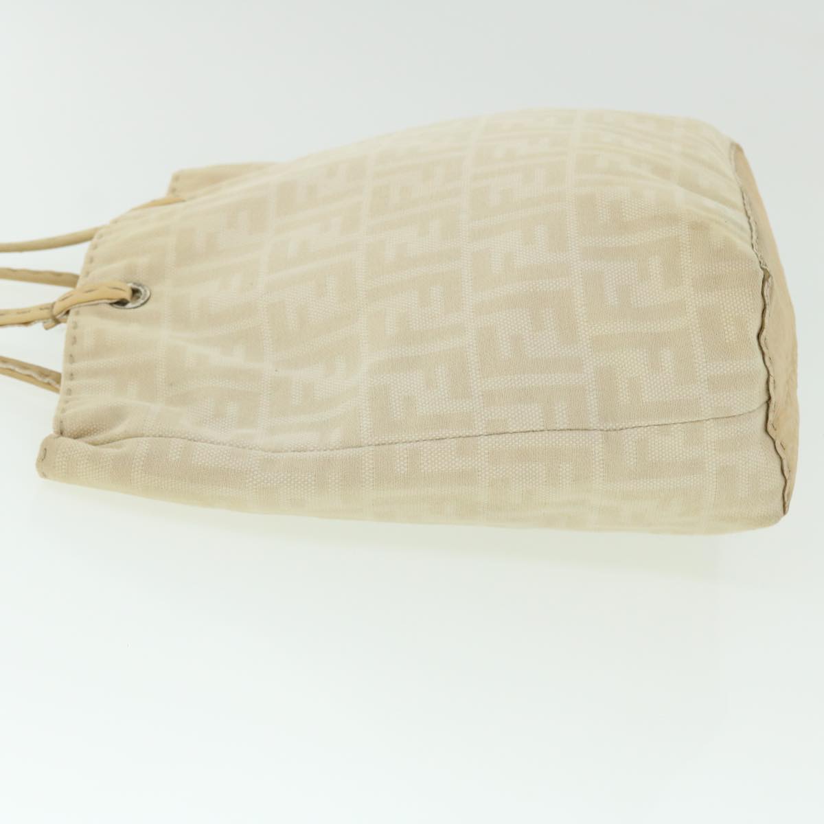 FENDI Zucca Canvas Celeria Tote Bag Beige 51655