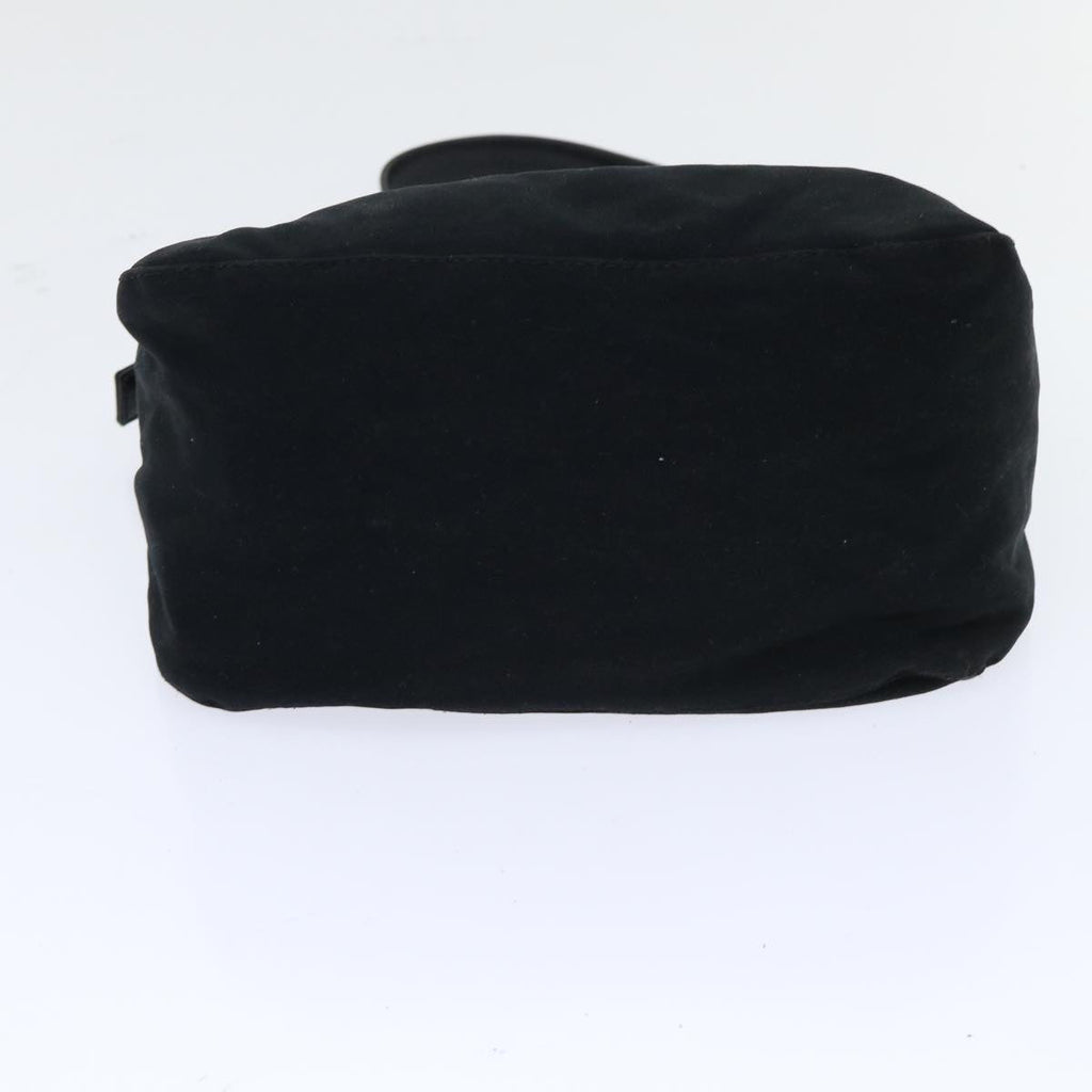 FENDI Mamma Baguette Shoulder Bag Nylon Black 51886