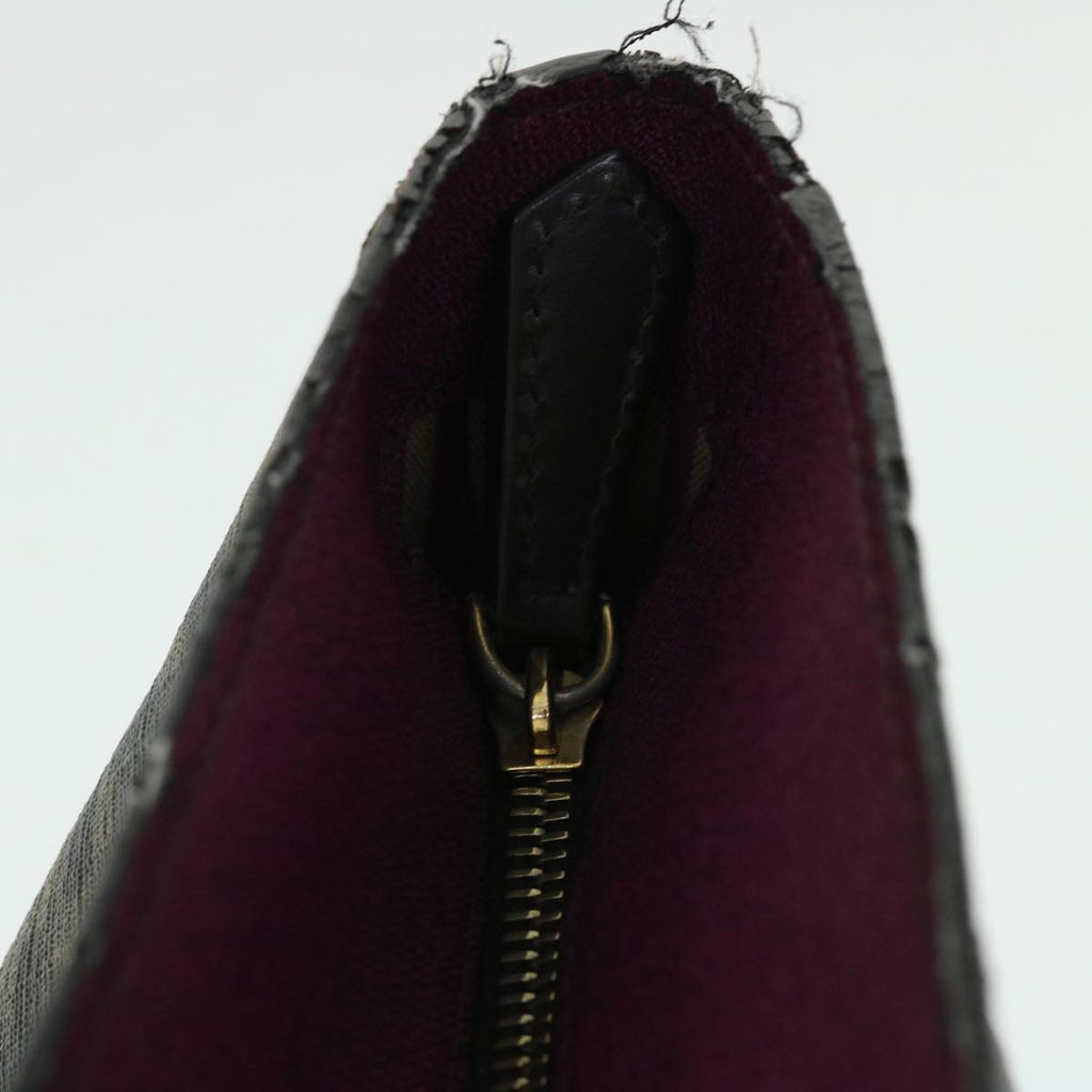 FENDI Zucca Canvas Tote Bag PVC Leather Brown Black purple 51890