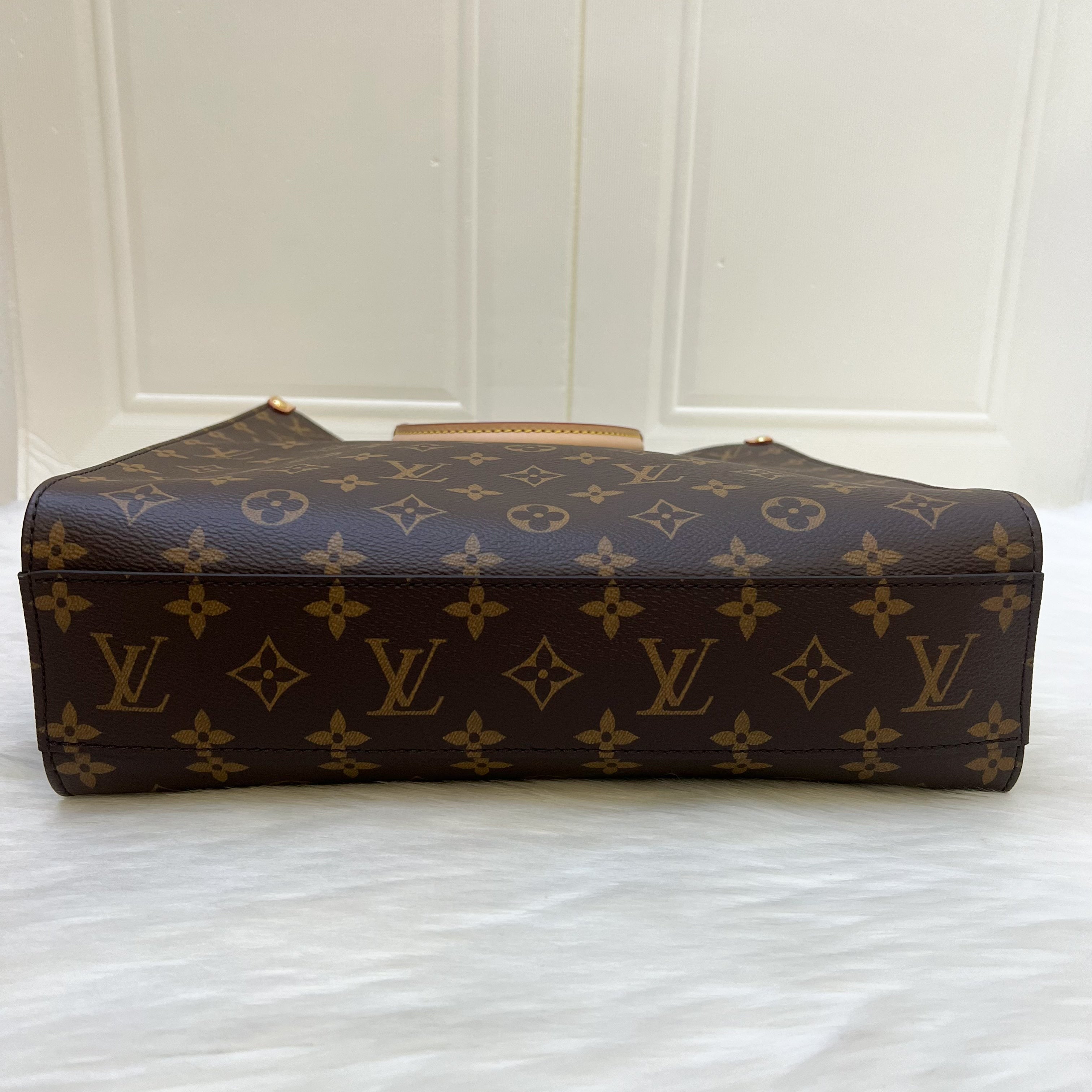 LV Sac Plat PM Monogram Canvas and GHW