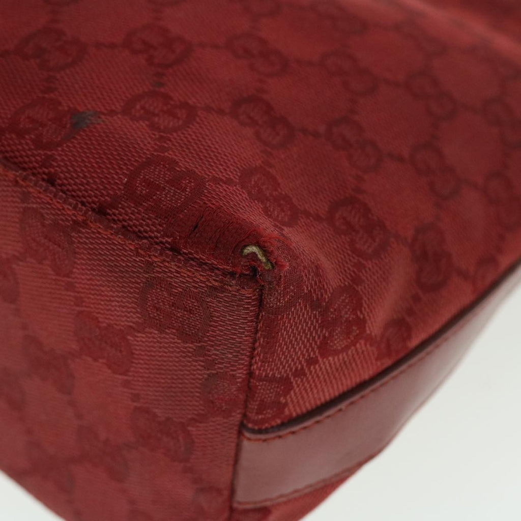 GUCCI GG Canvas Shoulder Bag Red 000 0602 000926 51971