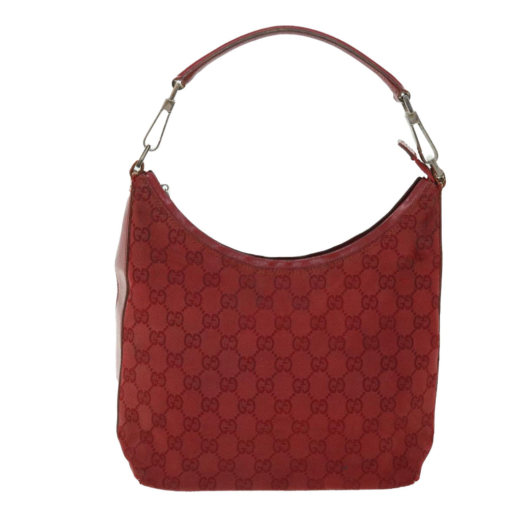GUCCI GG Canvas Shoulder Bag Red 000 0602 000926 51971
