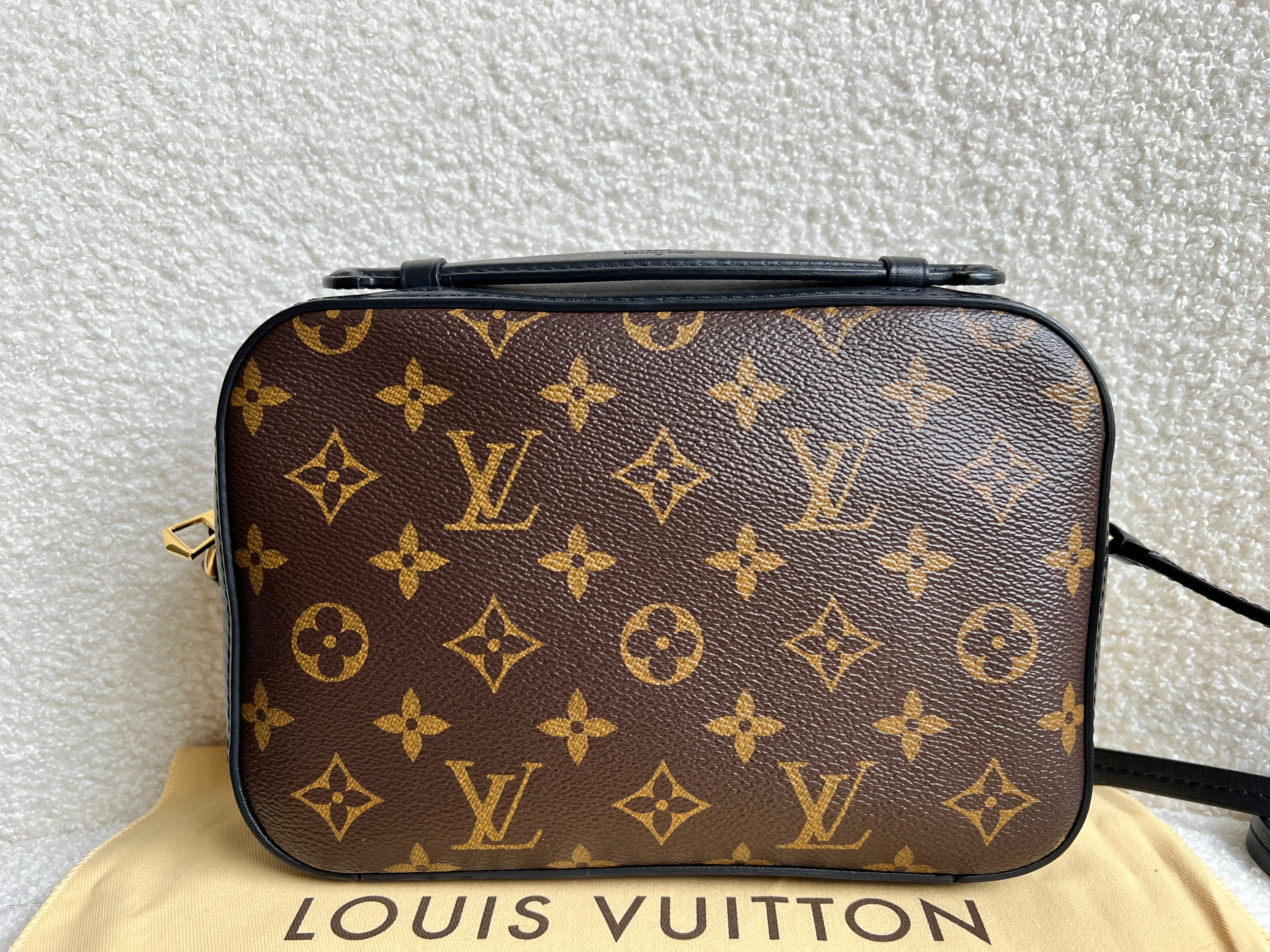 Louis Vuitton Saintonge Black and Monogram