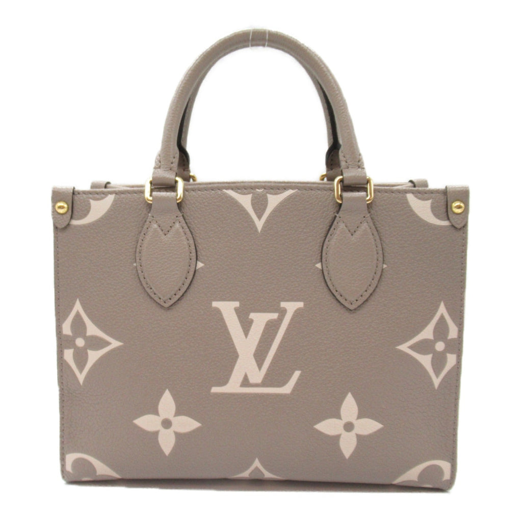 Louis Vuitton On The Gor PM 2w Shoulder Bag 2way Shoulder Bag Leather Monogram Implant  Beige M45779