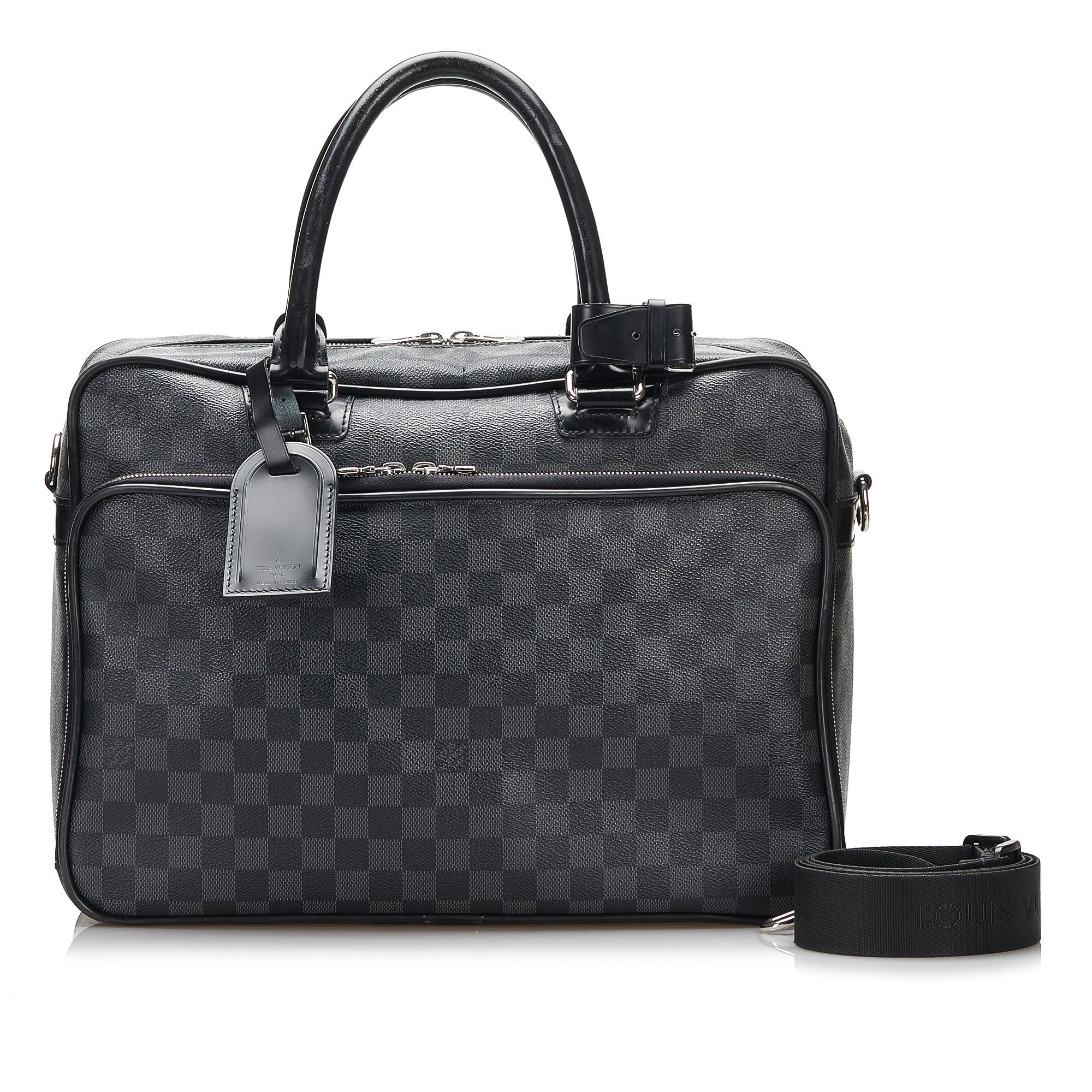 Louis Vuitton Icare Business Bag Blue Damier Graphite Canvas