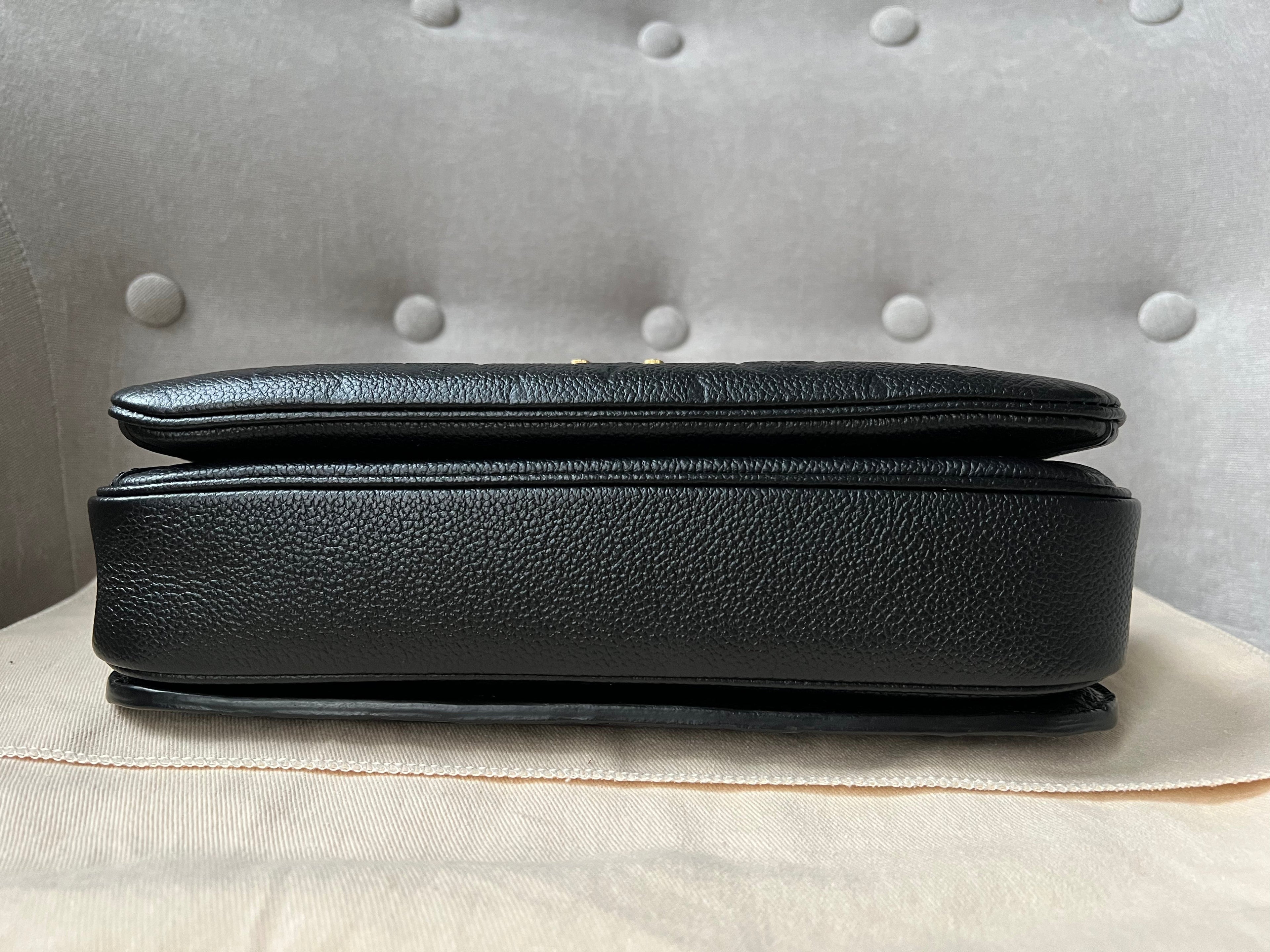 Louis Vuitton Pochette Metis Black Empreinte (RRP £2,110)