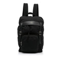 Yves Saint Laurent Utilitarian Hunting Backpack Black Canvas