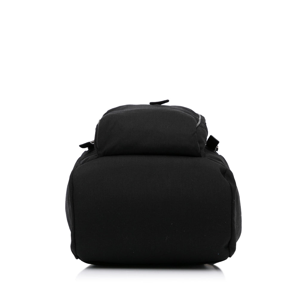 Yves Saint Laurent Utilitarian Hunting Backpack Black Canvas