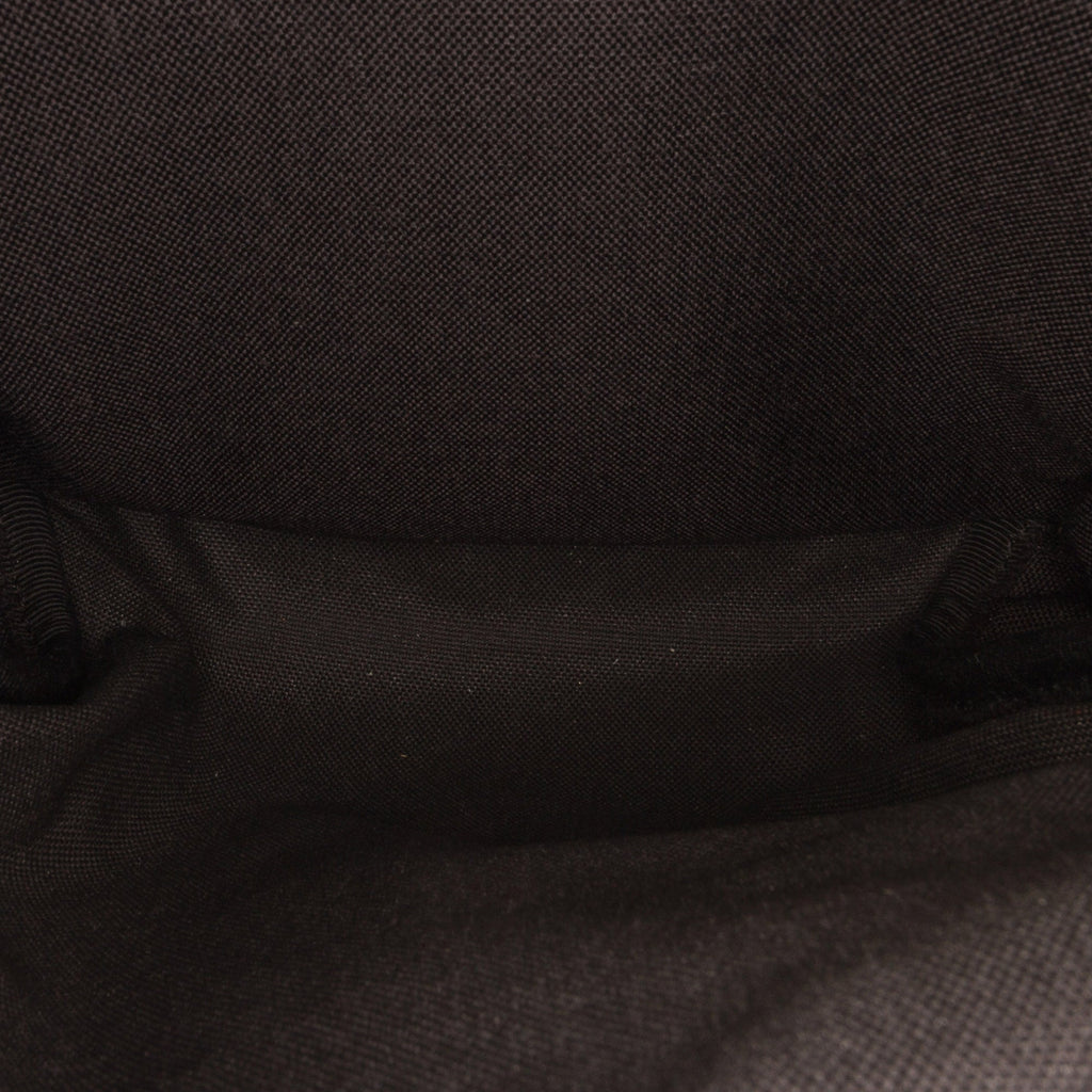 Yves Saint Laurent Utilitarian Hunting Backpack Black Canvas