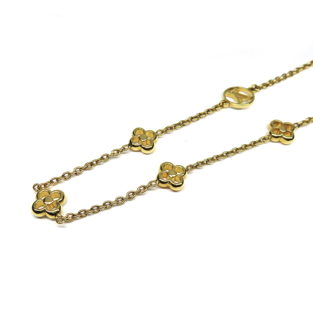 Louis Vuitton Necklace Flowerful Monogram G M68125 Metal  Jewelry Accessories
