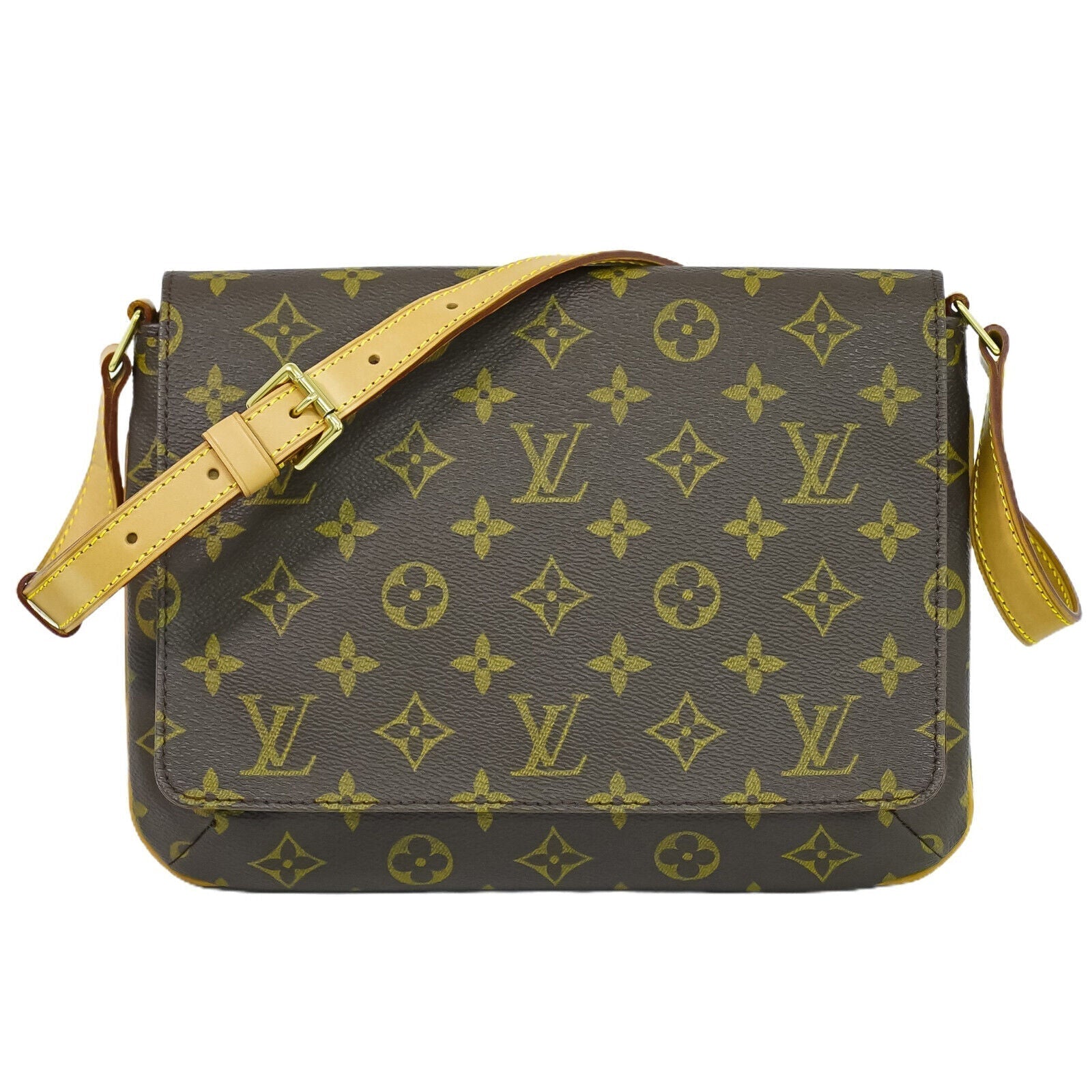 Louis Vuitton Musette Tango  Canvas Shoulder Bag