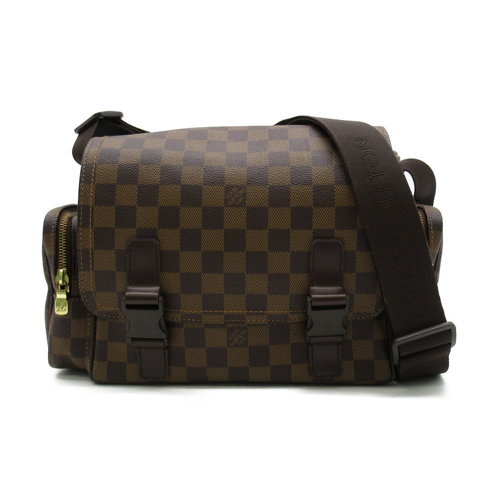 Louis Vuitton Reporters Melville Shoulder Bag PVC Coated Canvas Damier  Brown N51126