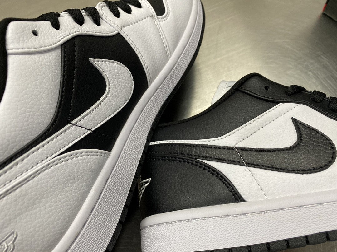 GLAMI Jordan 1 Low ÃƒÂ¢Ã¢â€šÂ¬Ã…â€œSplitÃƒÂ¢Ã¢â€šÂ¬Ã‚Â Black/White For Men DR0502-101
