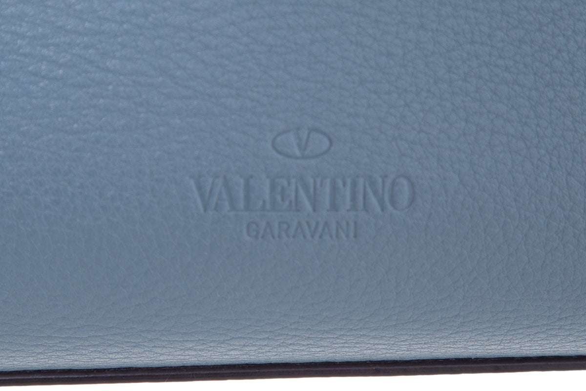 Valentino Blue Leather Tote