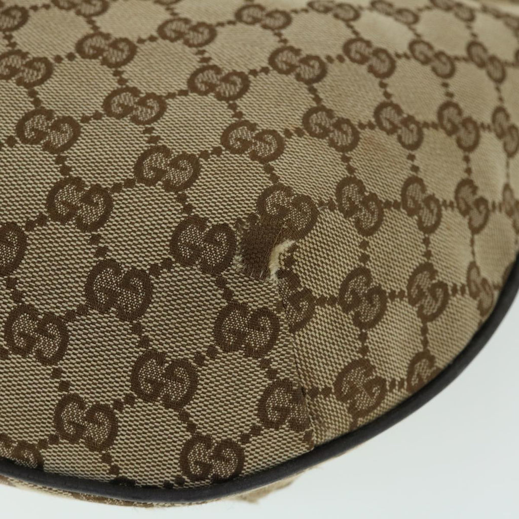 GUCCI GG Canvas Web Sherry Line Cross Shoulder Bag Beige Red 181092 52012