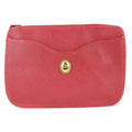 Christian Dior Clutch bag leather Red Women Used
