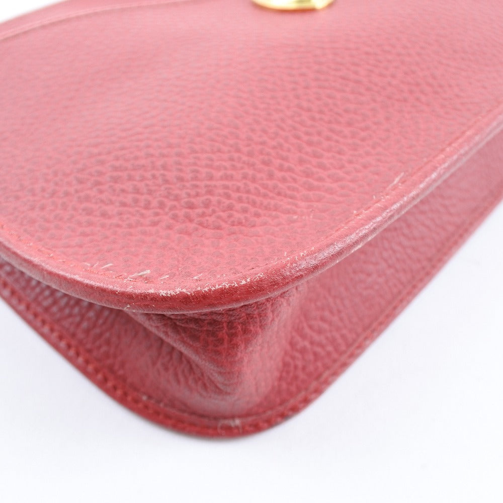 Christian Dior Clutch bag leather Red Women Used