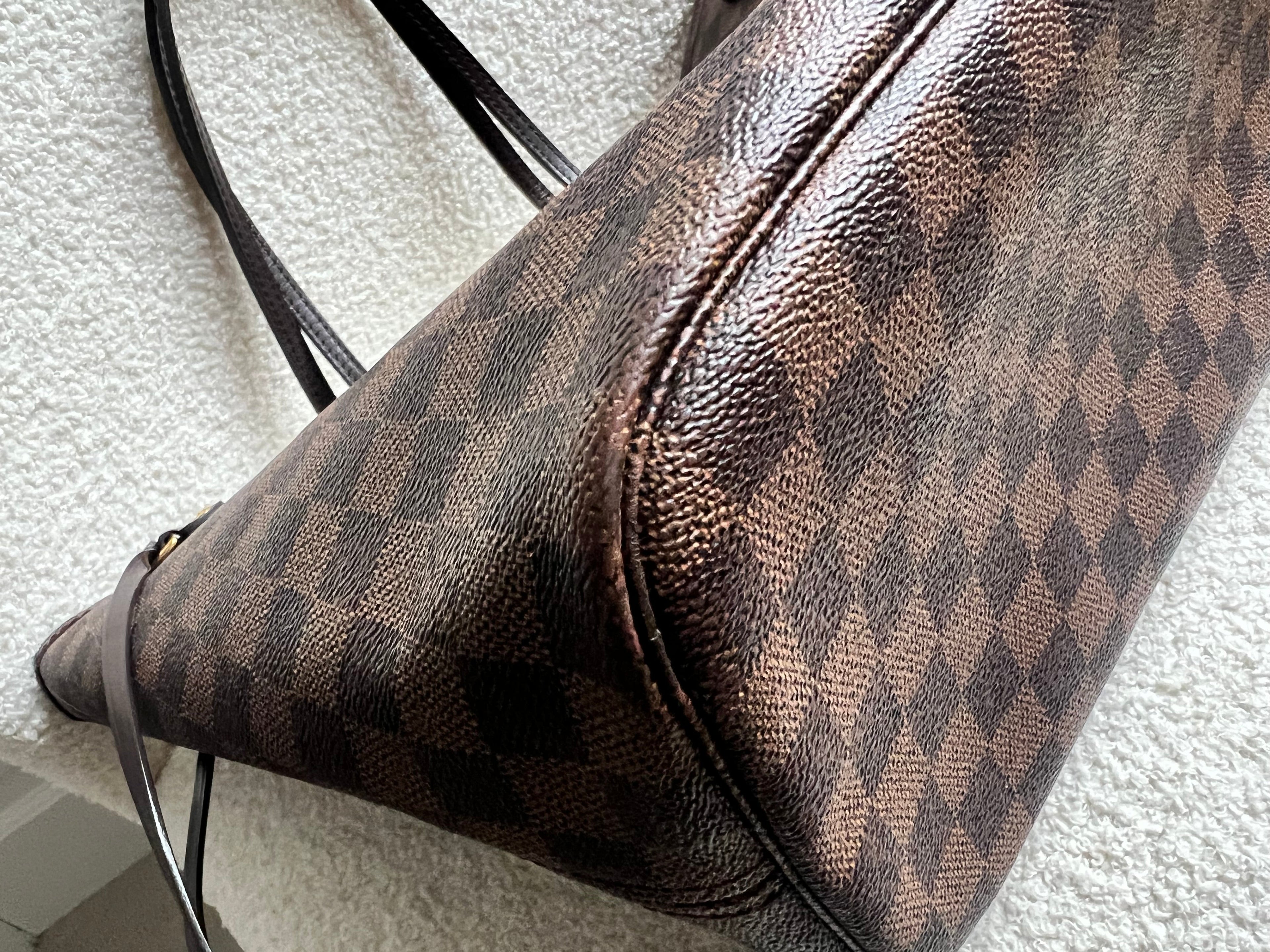 Louis Vuitton Neverfull MM Damier Ebene Cherry Interior (RRP £1,410)