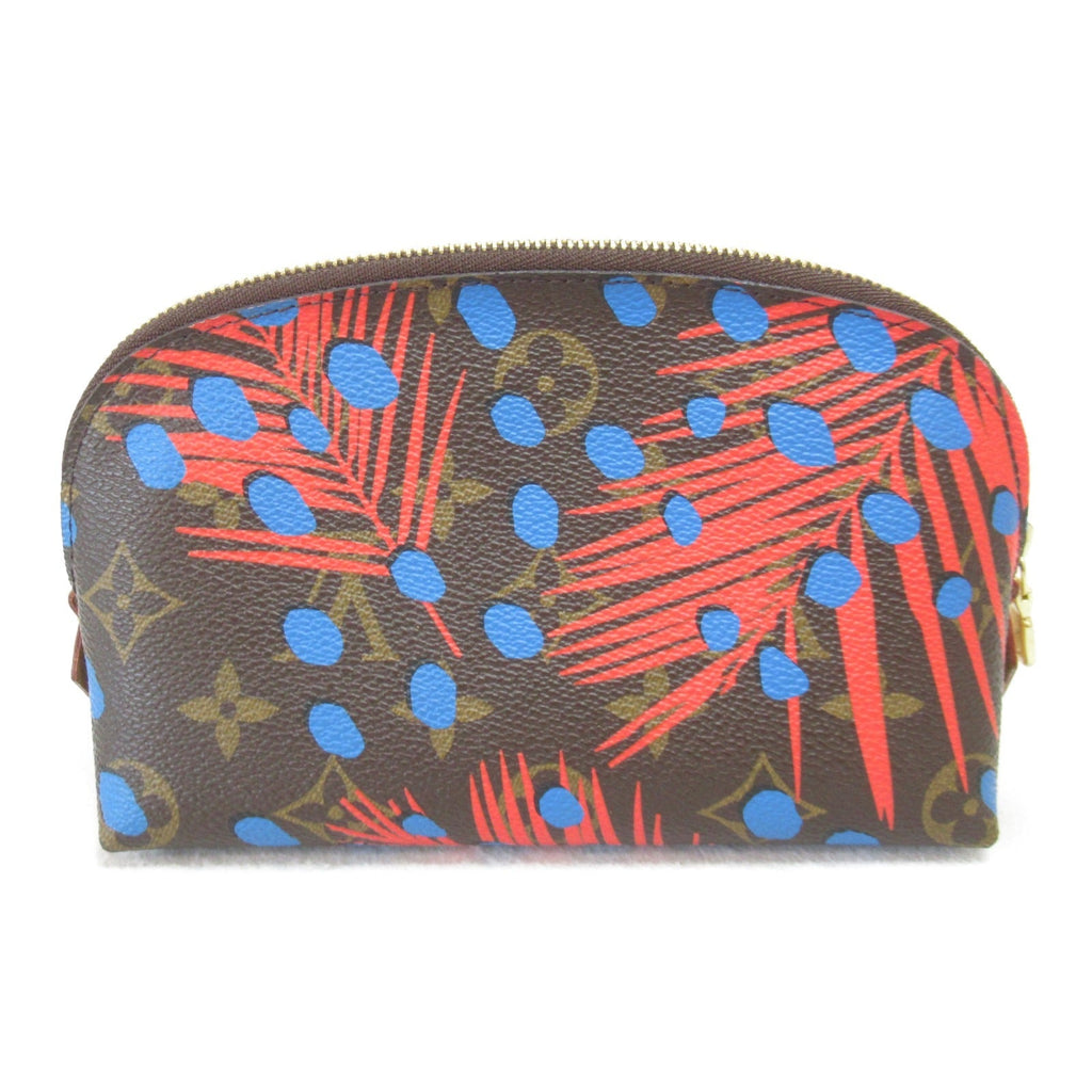 Louis Vuitton Louis Vuitton Pochette Cosmetic Pochette Bag PVC  Linen Monogram Jungle Dock Monogram Jungle Dock  Multicolor M41403