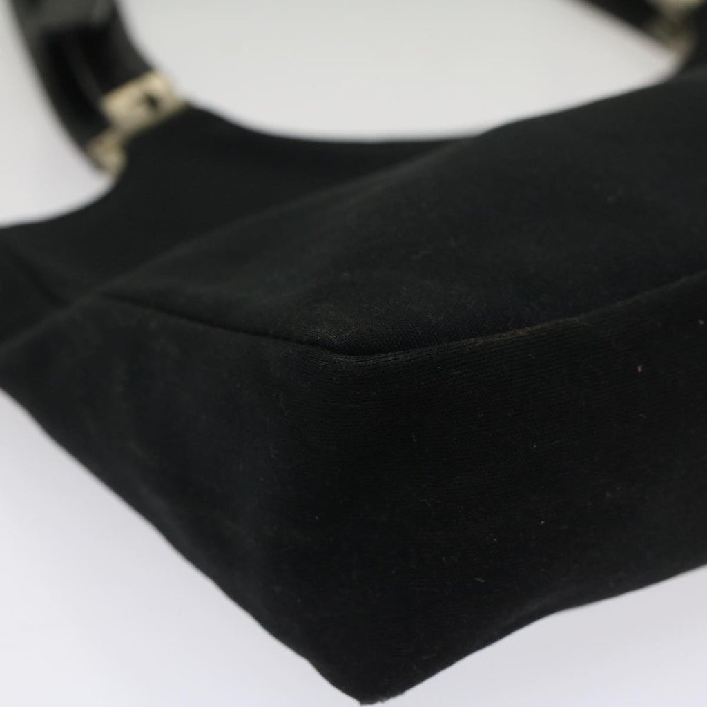 FENDI Hand Bag Nylon Black 52135