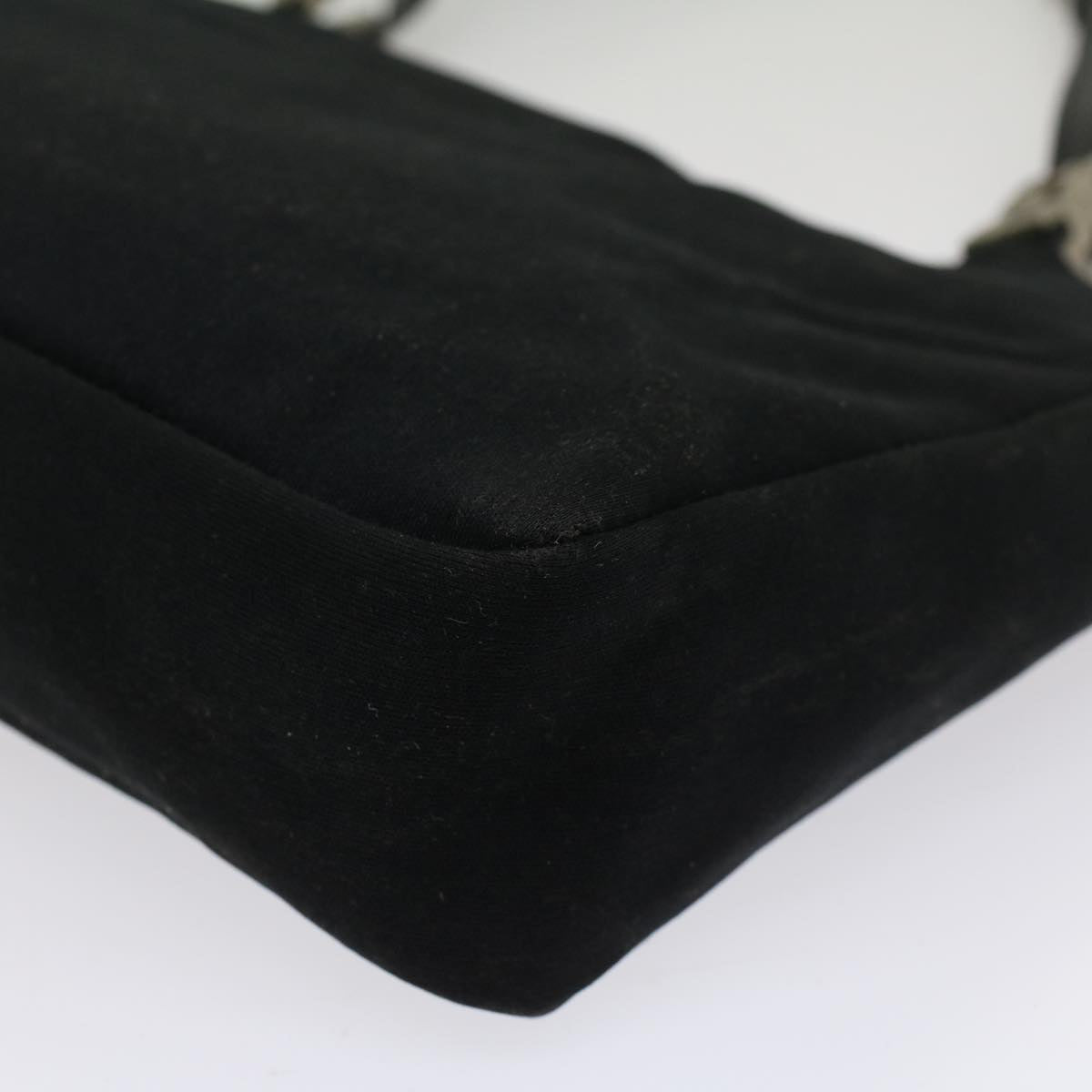 FENDI Hand Bag Nylon Black 52135