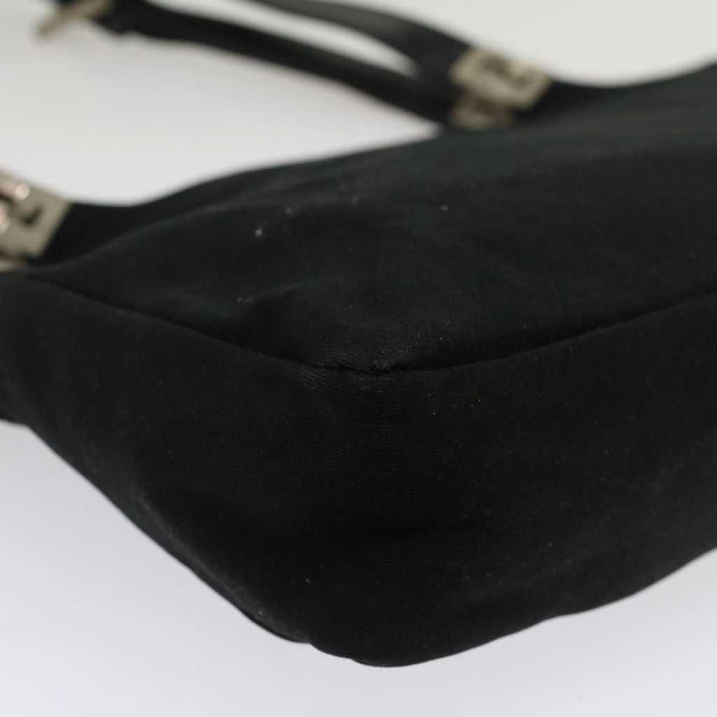 FENDI Hand Bag Nylon Black 52135