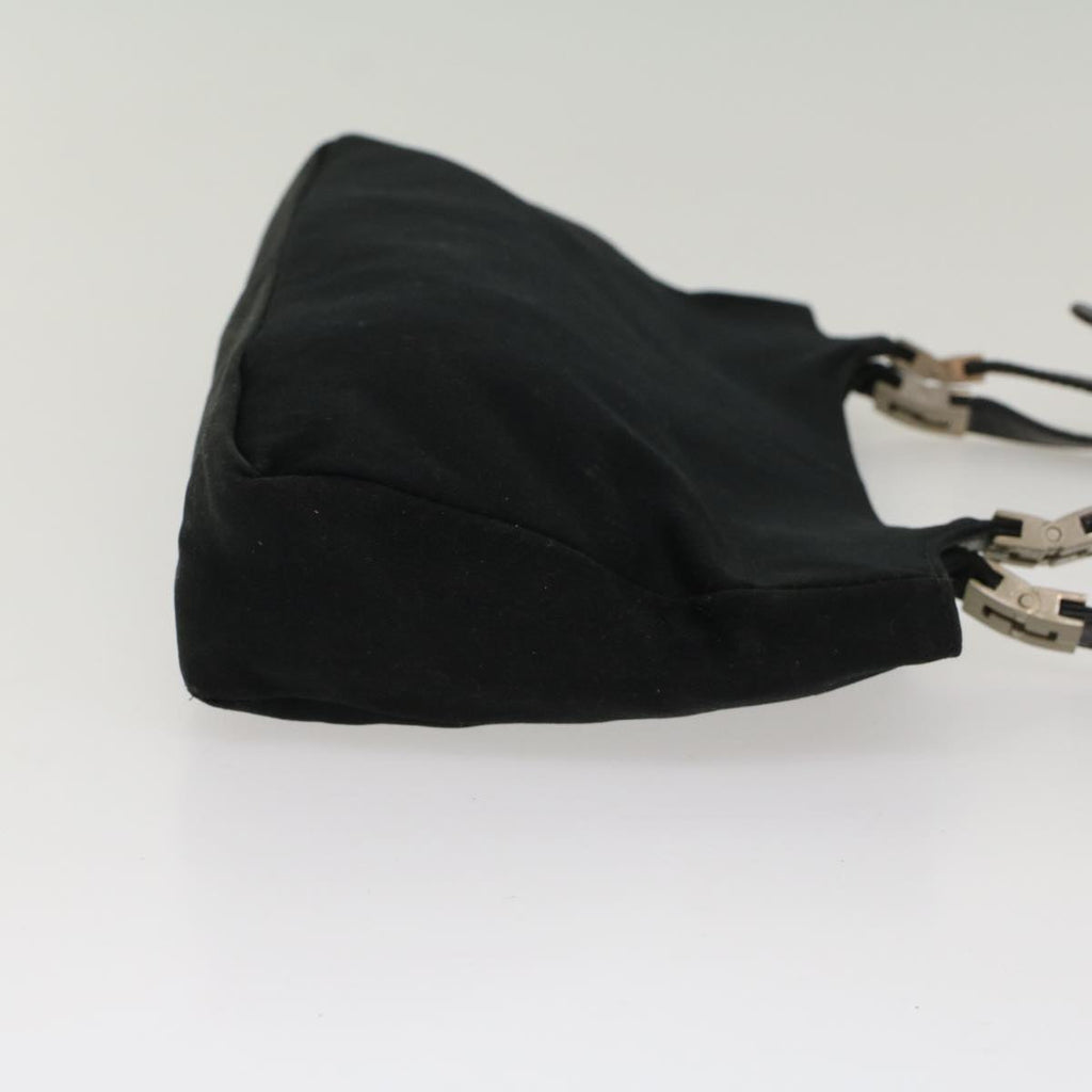 FENDI Hand Bag Nylon Black 52135