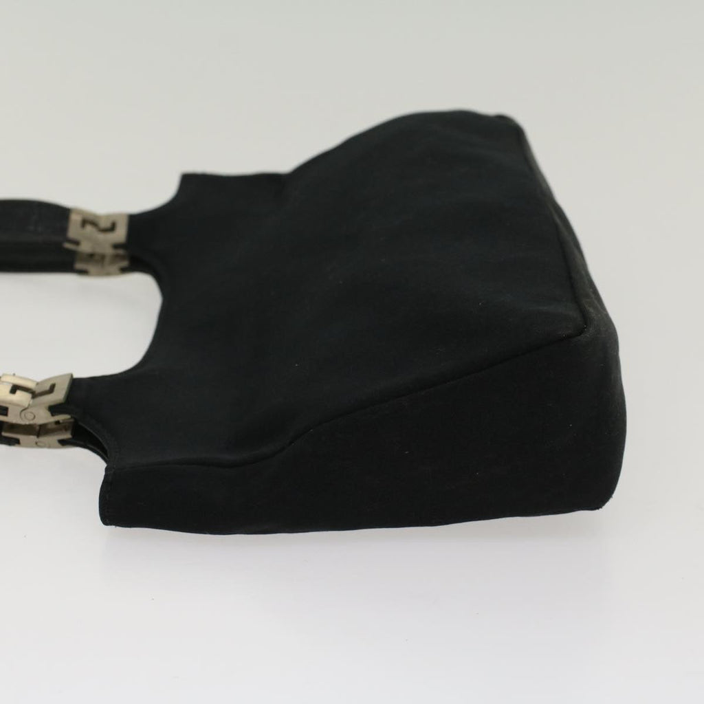 FENDI Hand Bag Nylon Black 52135