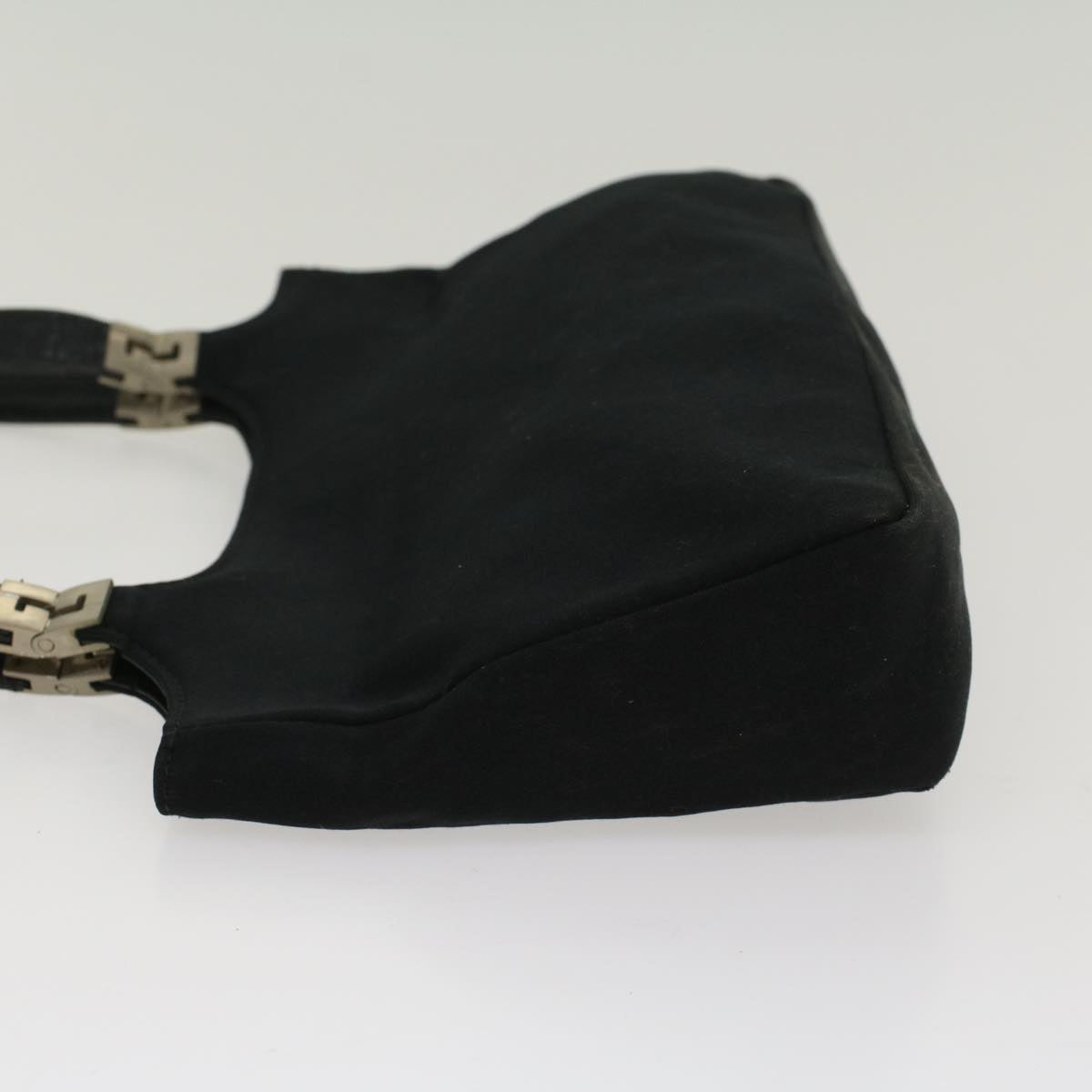 FENDI Hand Bag Nylon Black 52135