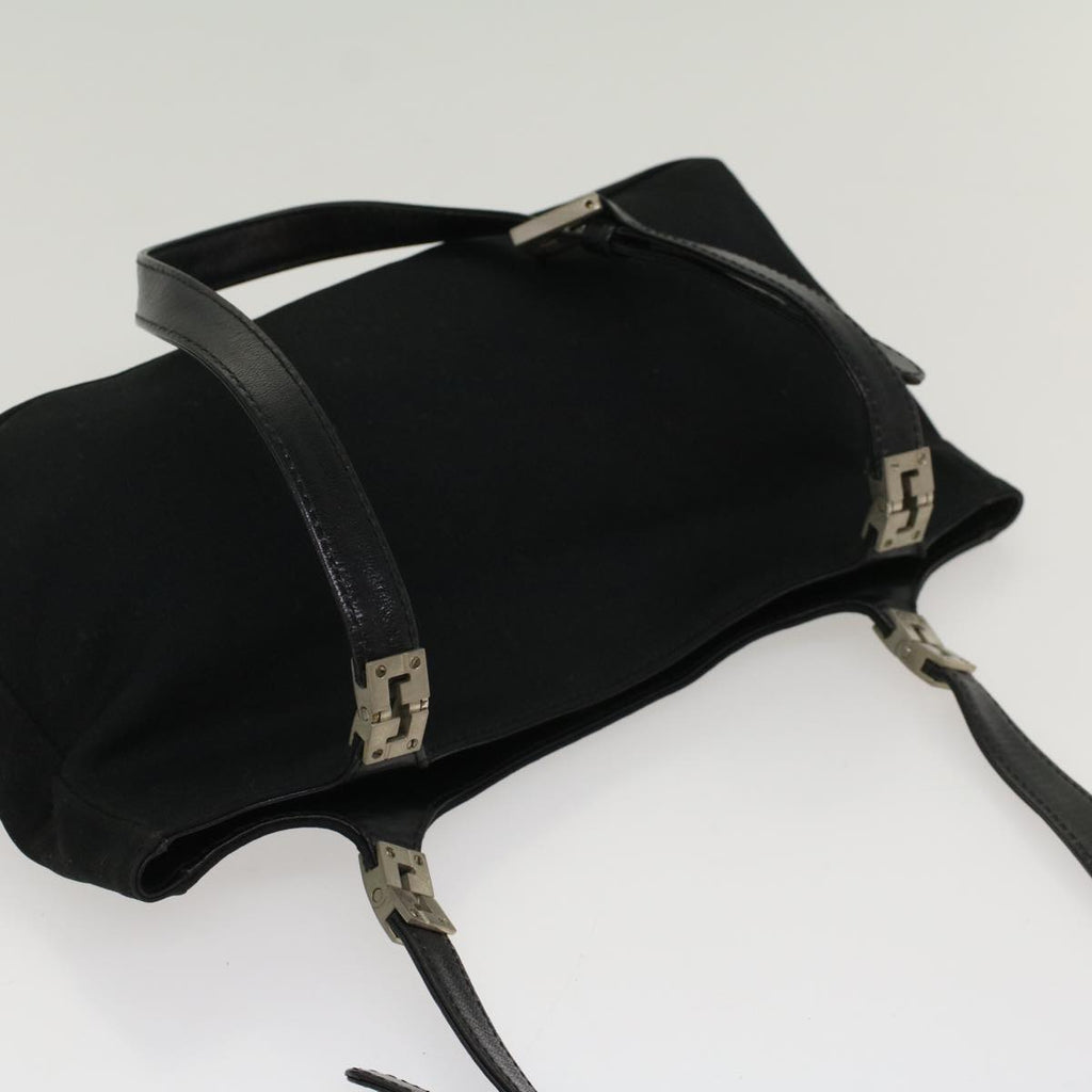 FENDI Hand Bag Nylon Black 52135
