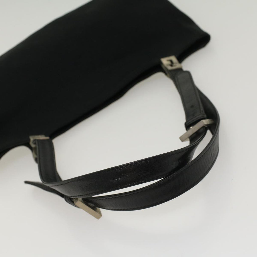 FENDI Hand Bag Nylon Black 52135