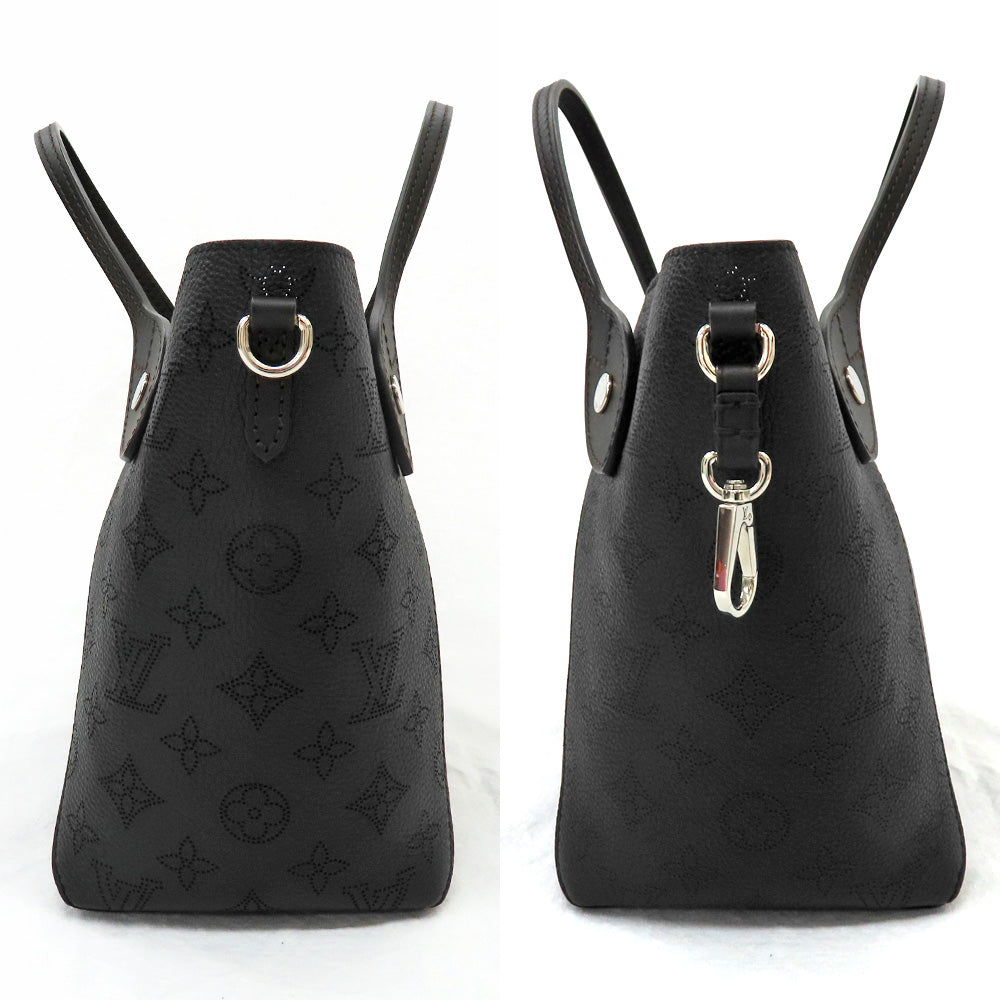 Louis Vuitton Hina PM M54350 Machina Monogram Shoulder Bag 2WAY Noir Black Silver G  Leather