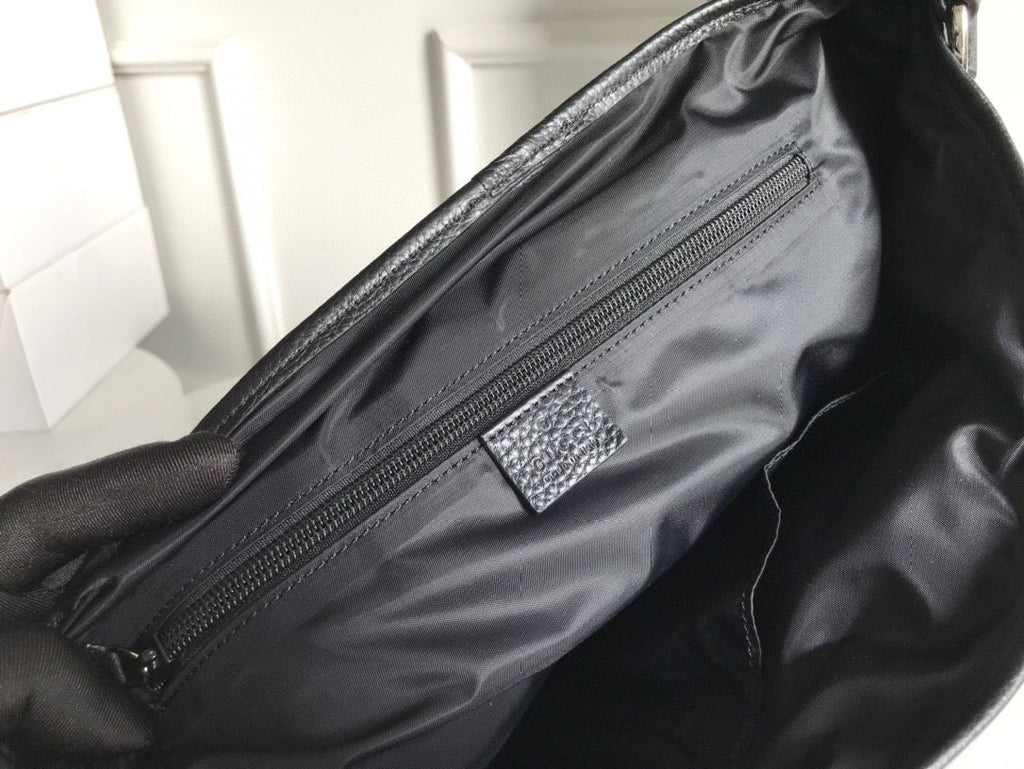 Glami Shoulder Bag Nylon Shima Black Glami Embossed For Men 13.8in/35cm Glami