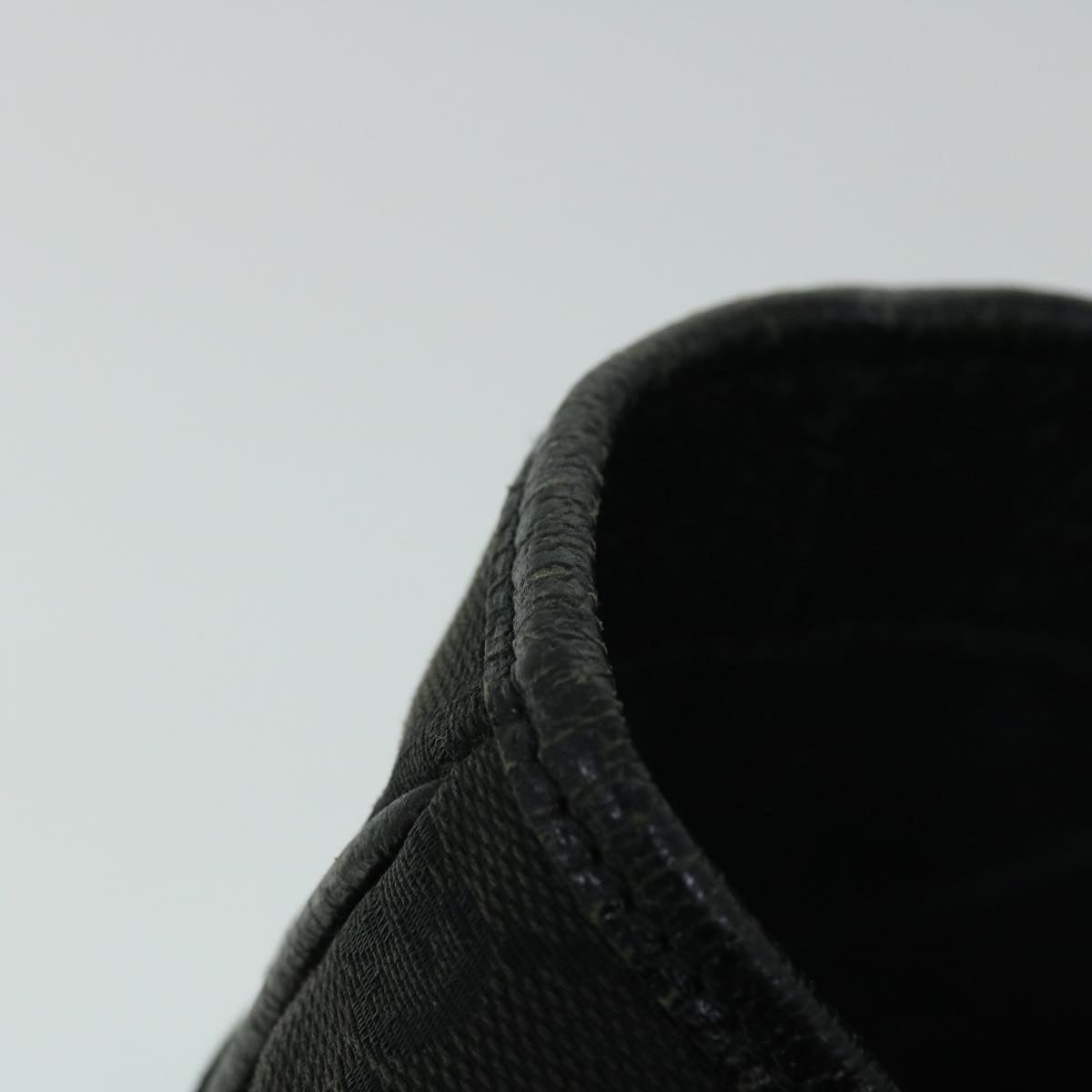 GUCCI GG Canvas Hand Bag Black 113017 52250