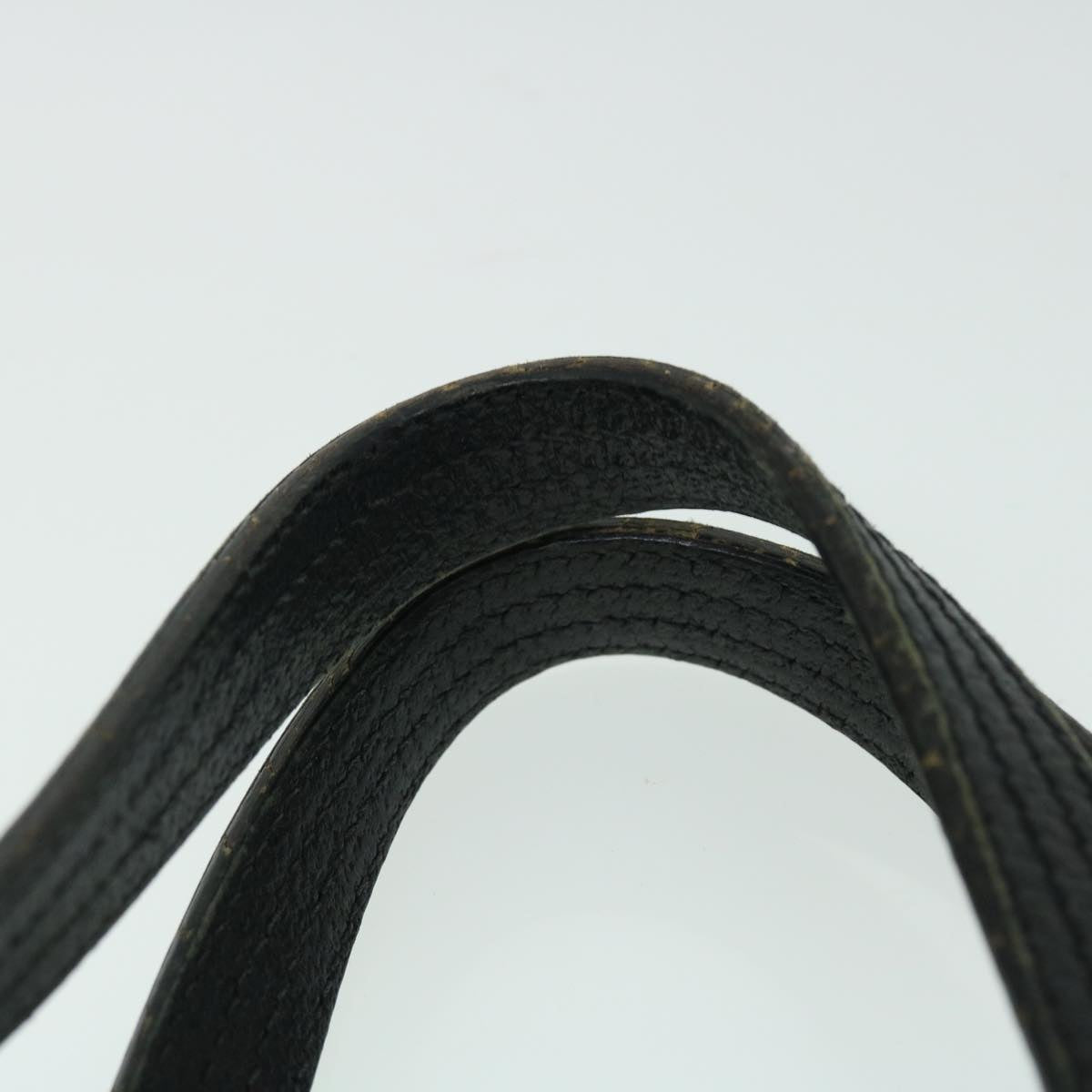 GUCCI GG Canvas Hand Bag Black 113017 52250