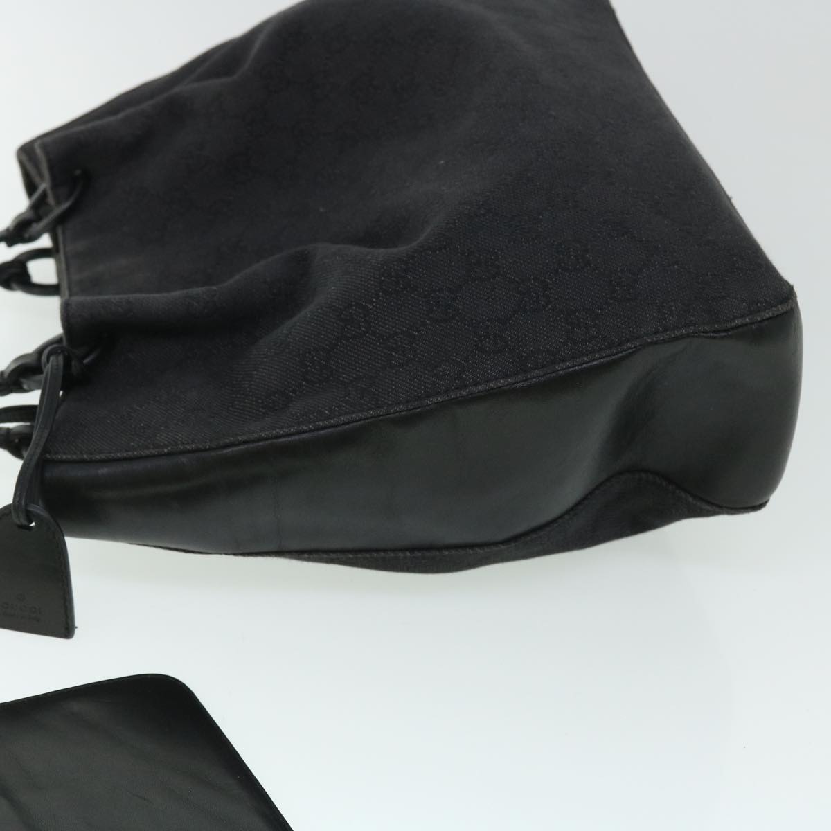 GUCCI GG Canvas Tote Bag Black 101920 52252