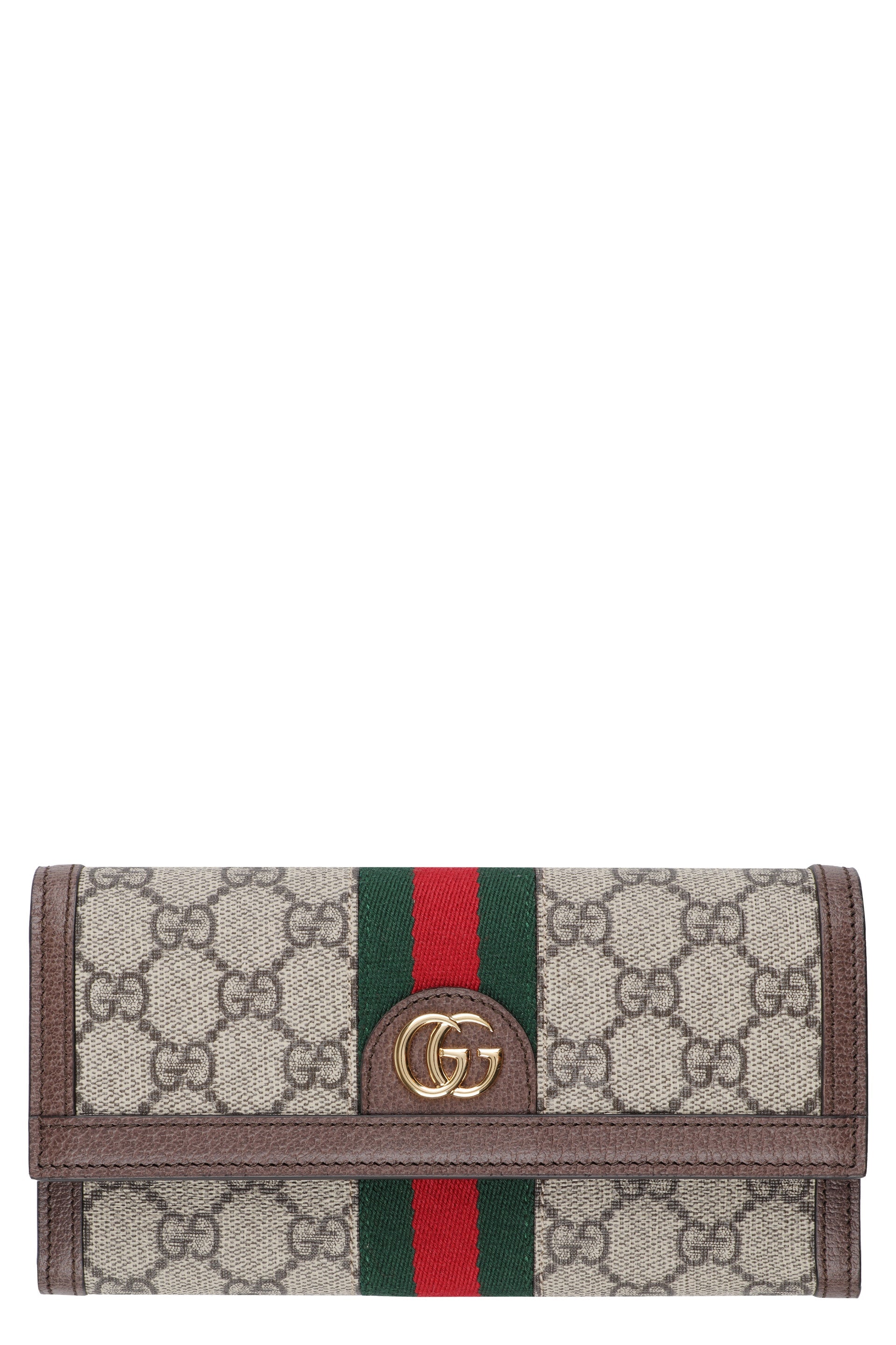 GUCCI Mini Flap Wallet with Web Detailing
