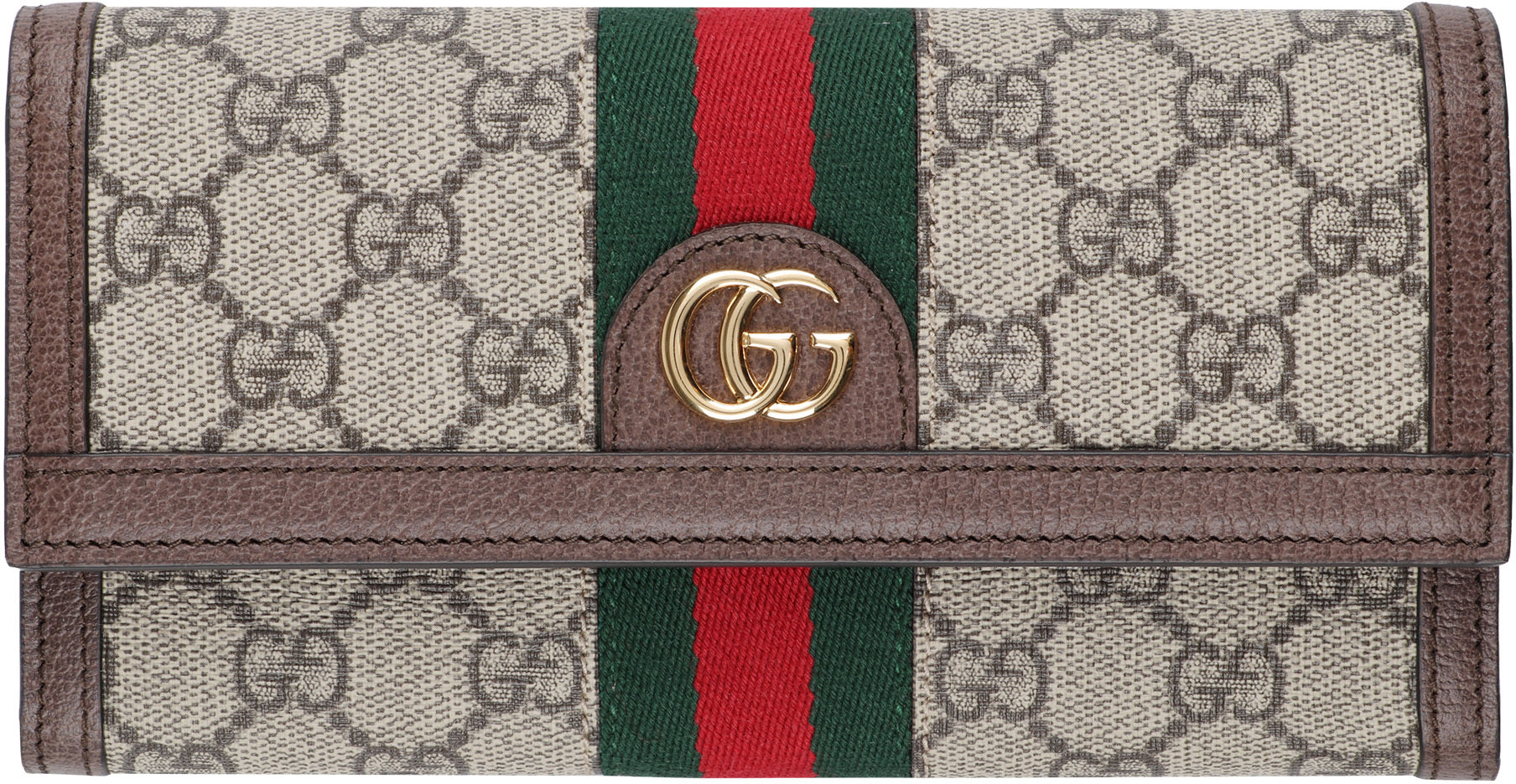 GUCCI Mini Flap Wallet with Web Detailing