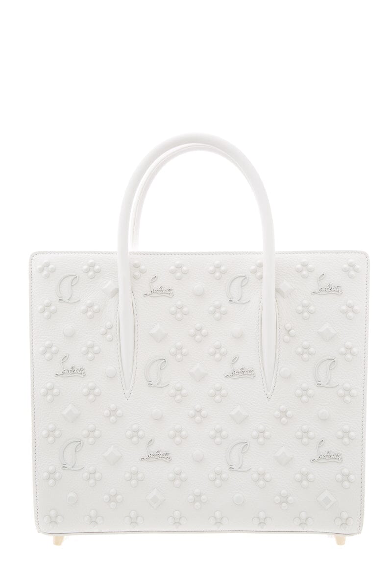 Christian Louboutin White Paloma Medium Handbag
