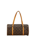 Louis Vuitton Monogram Papillon 30 Shoulder Bag Brown PVC Leather