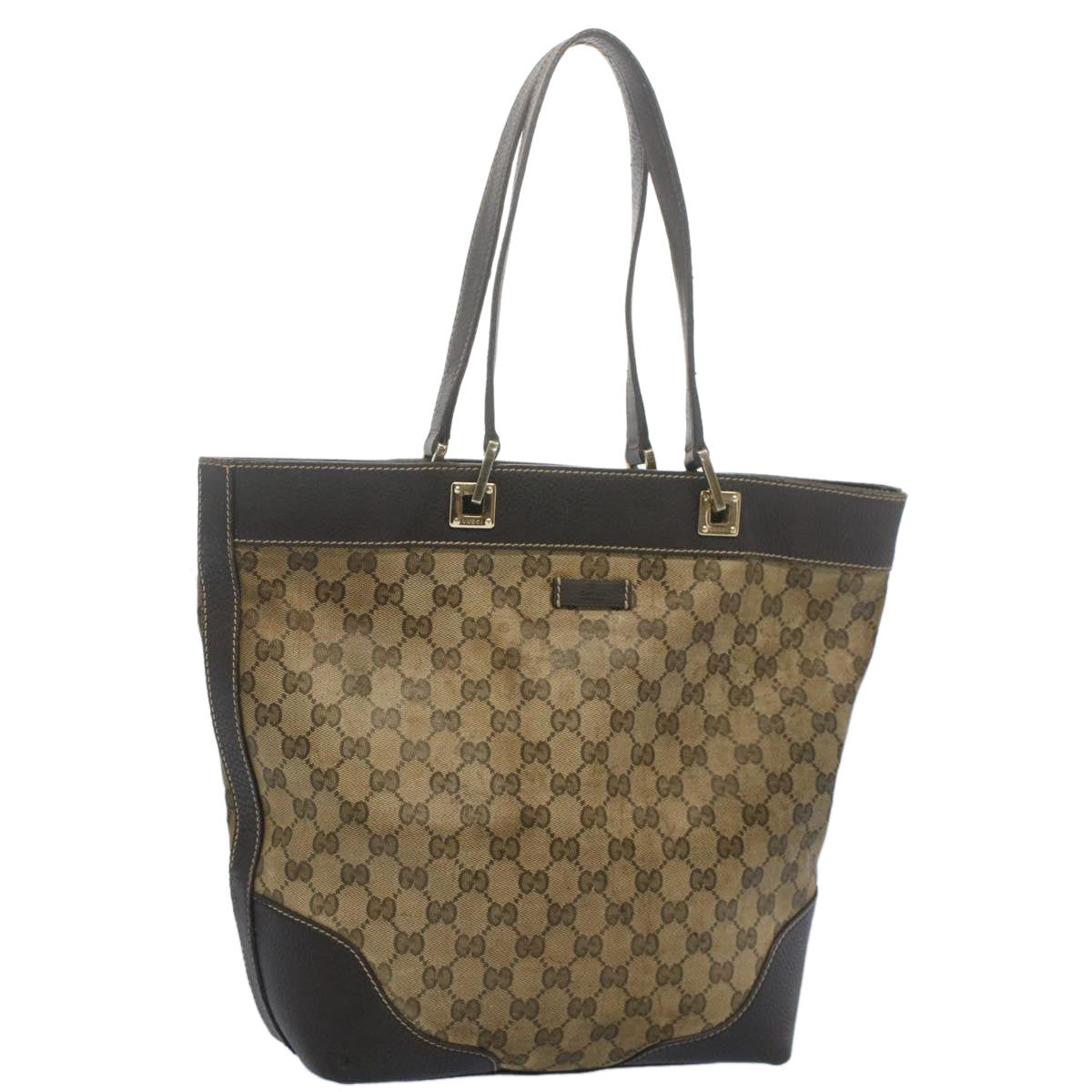 GUCCI GG Canvas Tote Bag Beige 272377 52428
