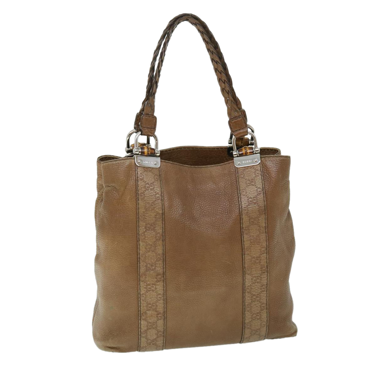 GUCCI Guccissima Tote Bag Leather Brown 232946 52431