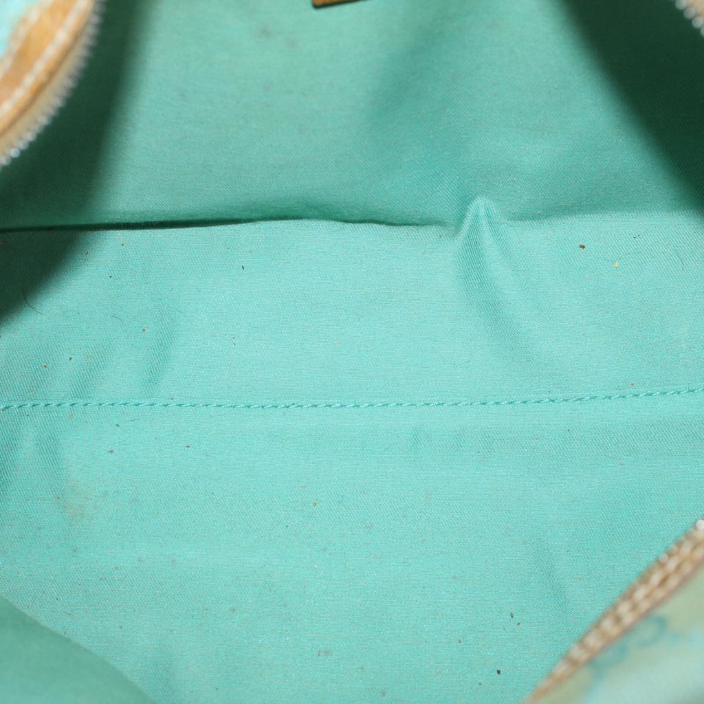 GUCCI GG Canvas Hand Bag Light Blue 113009 52433