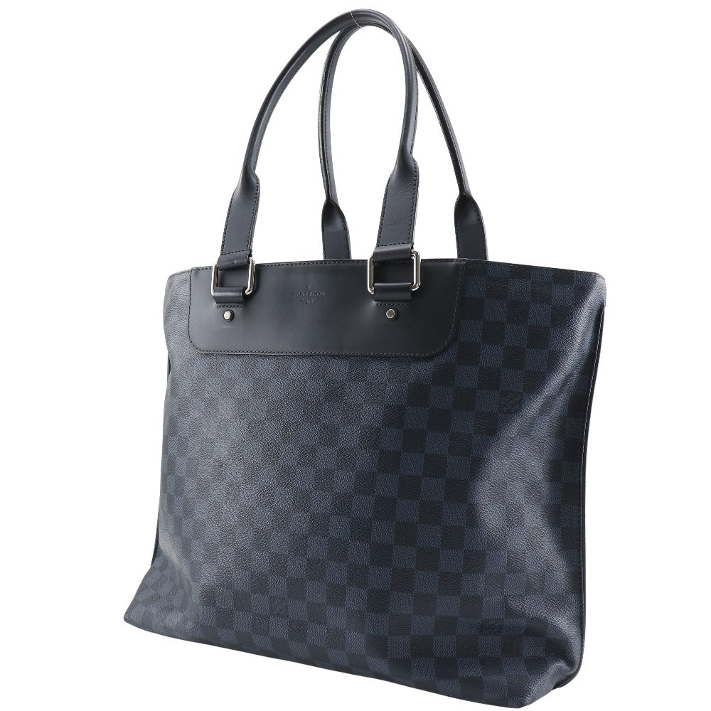Louis Vuitton Damier Cobalt Cabas Voyage  Canvas Shoulder Bag