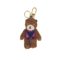 Louis Vuitton Porte Cles Shearling LV Teddy Bear Bag Charm