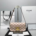 GLAMI Triomphe Shoulder Bag In Triomphe CanvasÃƒâ€šÃ‚Â  Red For Women 8in/20cm 194142CUZ.27ED