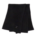 Louis Vuitton Esharp LV M77968 Stall Maffler Cashmere Small Black Ribbon Simple Small