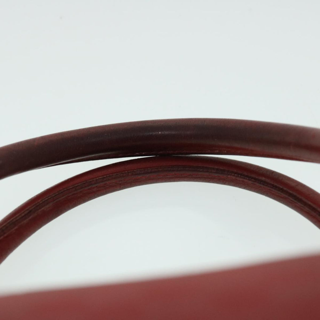 GUCCI Micro GG Canvas Clutch Bag Coated Canvas Red 52786