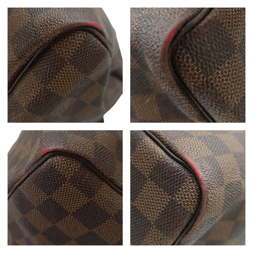 Louis Vuitton Damier Ebene Speedy 35 Satchel